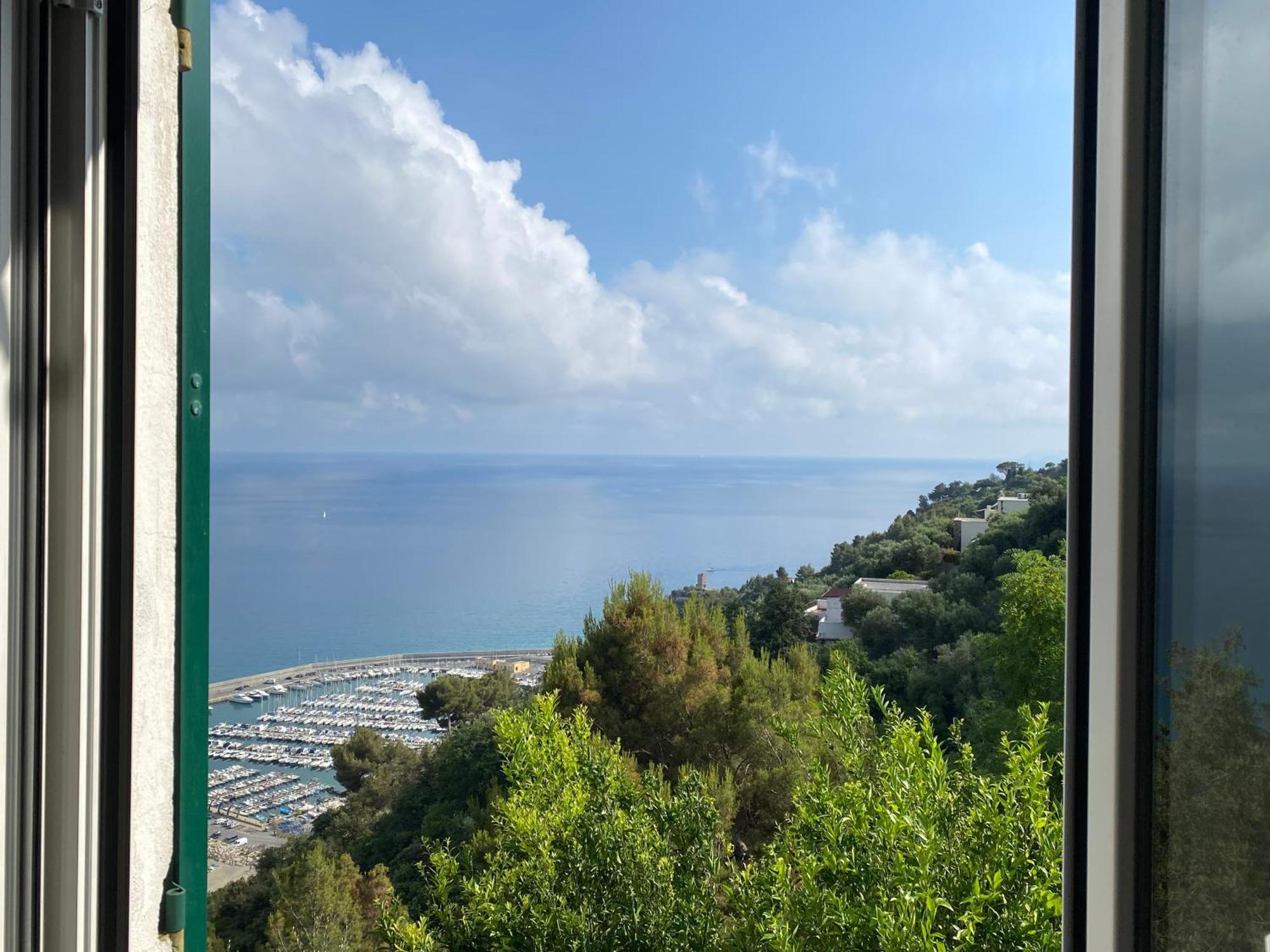 “Da Senso” Relax Nel Verde Vista Mare Finale Ligure Exterior foto